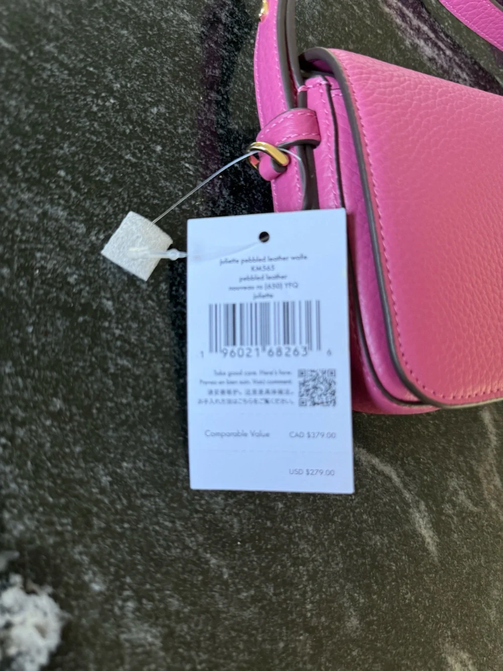 KATE SPADE Juliette Pebbled Leather Pebbled Leather Crossbody, NWTs